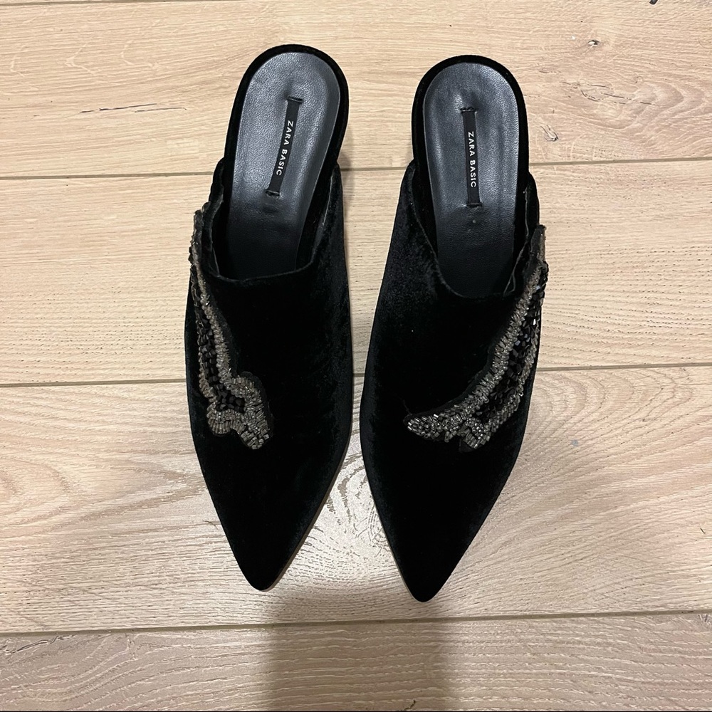 Zara Jeweled Gem Mules